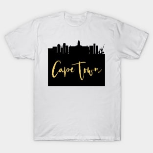 CAPE TOWN SOUTH AFRICA DESIGNER SILHOUETTE SKYLINE ART T-Shirt